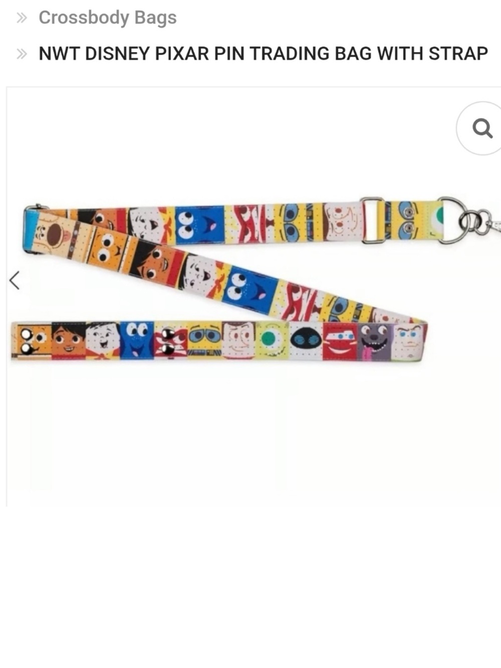 Disney Pins Pixar Character Strap NWT - Picture 2 of 5